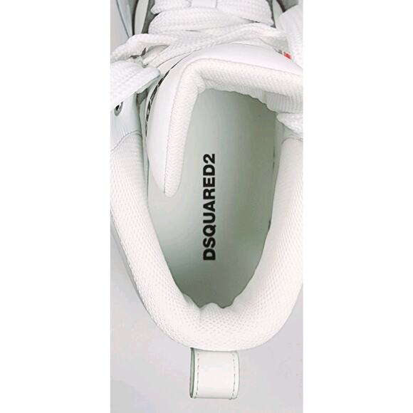 DSQUARED2 Leather High Top Sneakers US7.5 EU40 Made in Italy main image 9